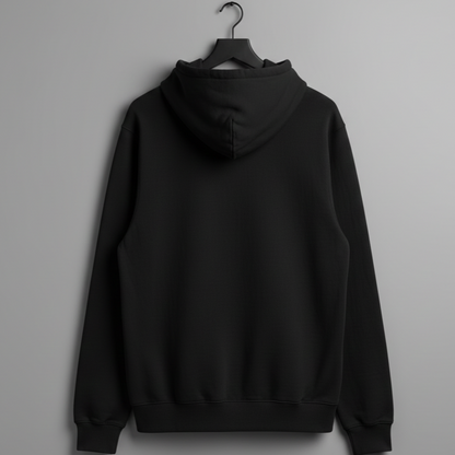 Losse fit hoodie black