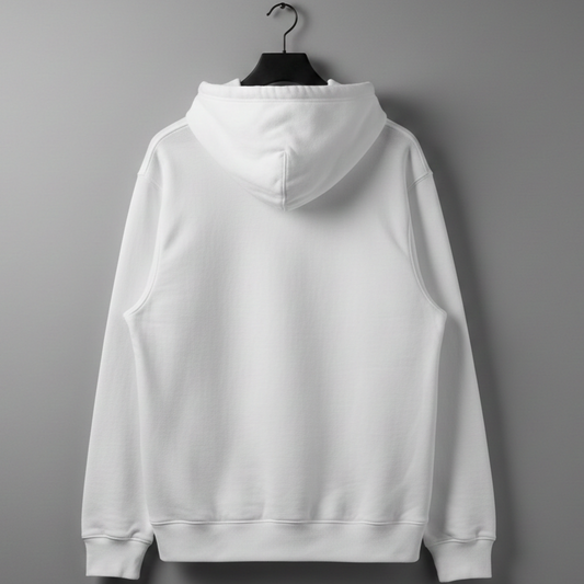 Loose fit hoddie white
