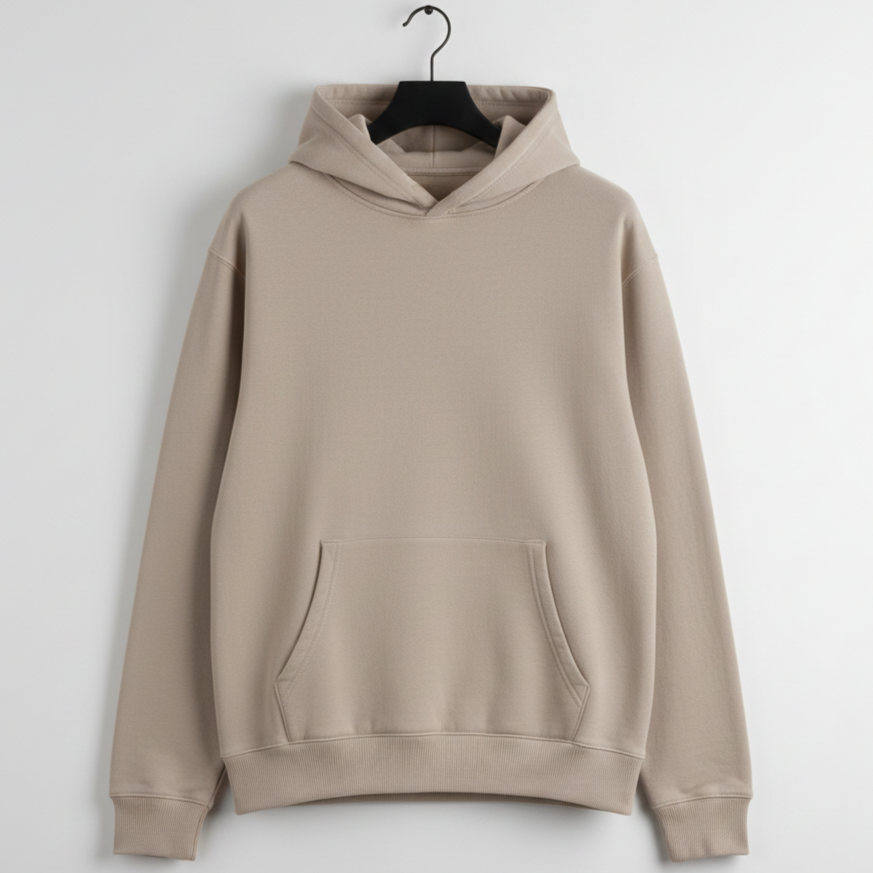 Loose fit hoddie baige